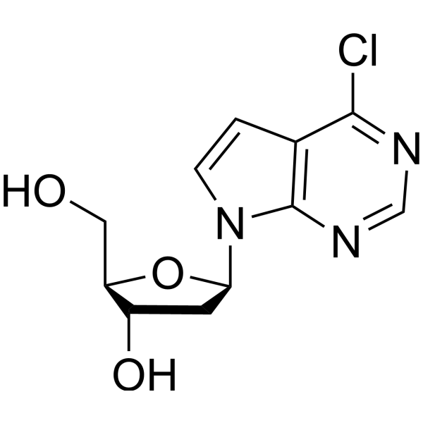 4-Chloro-7-(2-deoxy-β-D-erythro-pentofuranosyl)-7H-pyrrolo[2,3-d]pyrimidine 97337-37-6